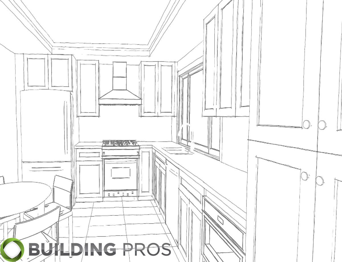 Building Pros custom kitchen plans