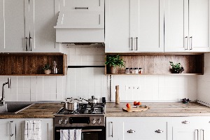 modern white kitchen remodel
